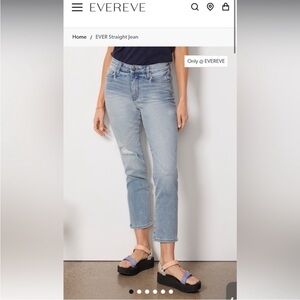 Evereve Ever straight Jeans Size 27